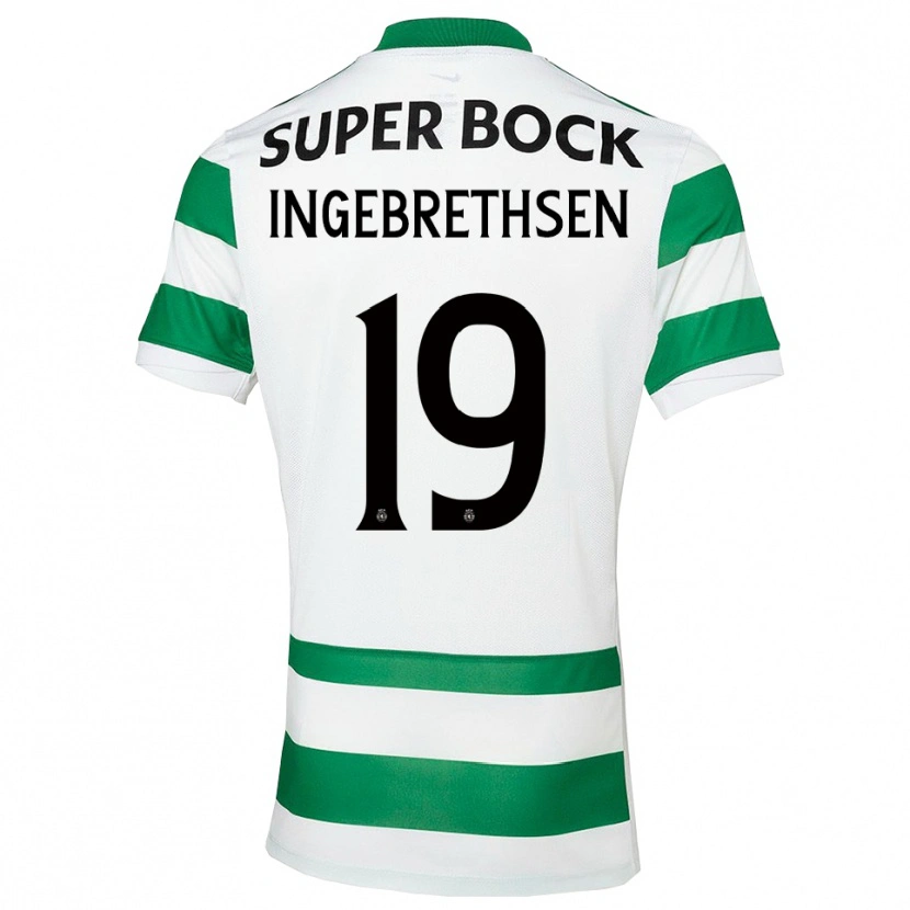 Danxen Kinder Erik Ingebrethsen #19 Grün Weiß Heimtrikot Trikot 2025/26 T-Shirt Schweiz