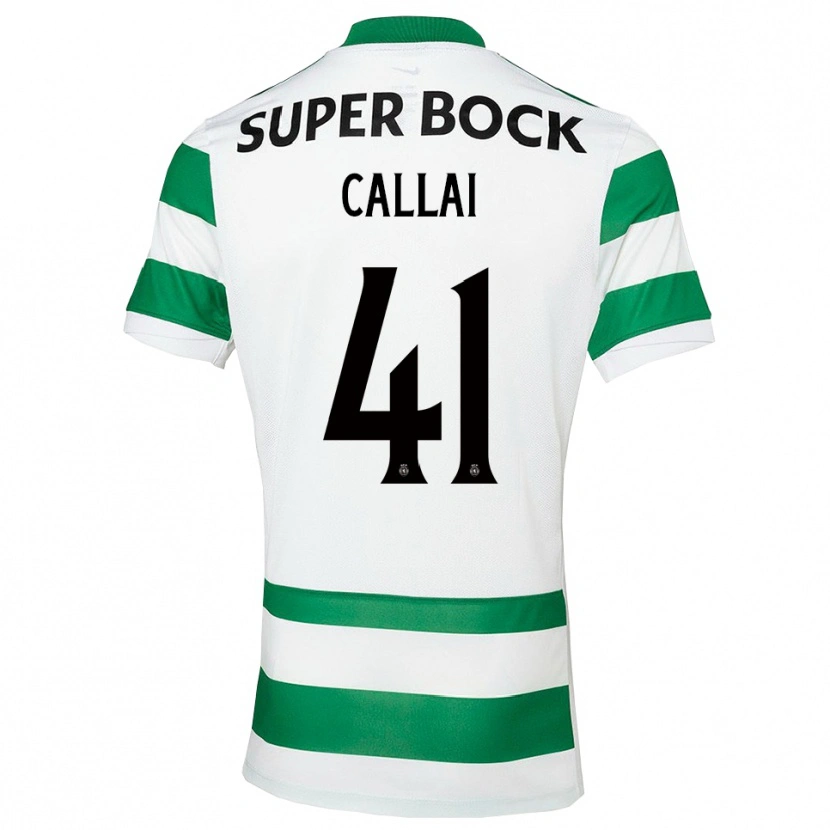 Danxen Kinder Diego Callai #41 Grün Weiß Heimtrikot Trikot 2025/26 T-Shirt Schweiz
