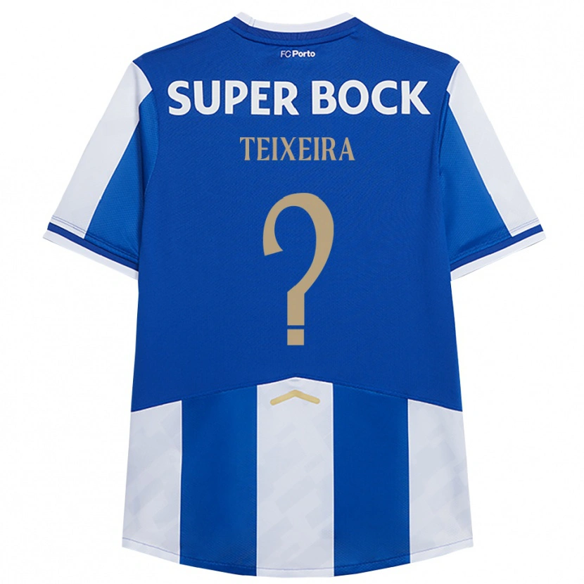 Danxen Kinder Gonçalo Teixeira #0 Blau Weiß Heimtrikot Trikot 2025/26 T-Shirt Schweiz