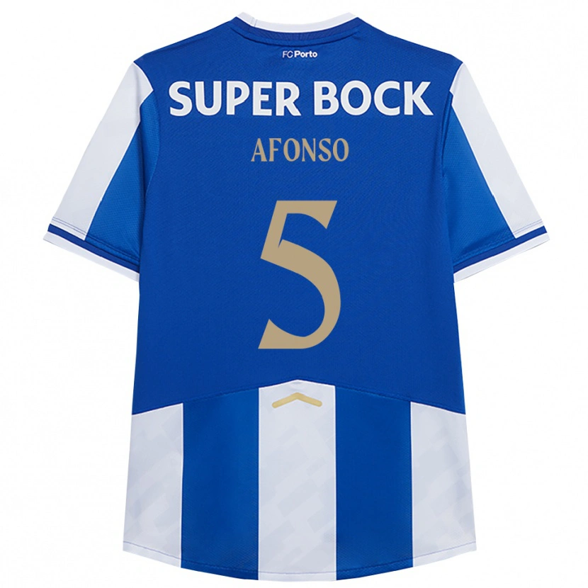 Danxen Kinder Zé Afonso #5 Blau Weiß Heimtrikot Trikot 2025/26 T-Shirt Schweiz