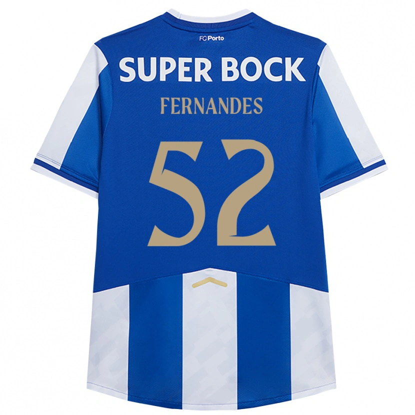 Danxen Kinder Martim Fernandes #52 Blau Weiß Heimtrikot Trikot 2025/26 T-Shirt Schweiz