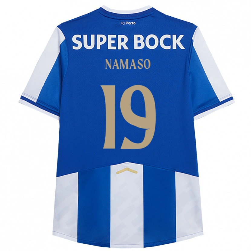 Danxen Kinder Danny Namaso #19 Blau Weiß Heimtrikot Trikot 2025/26 T-Shirt Schweiz