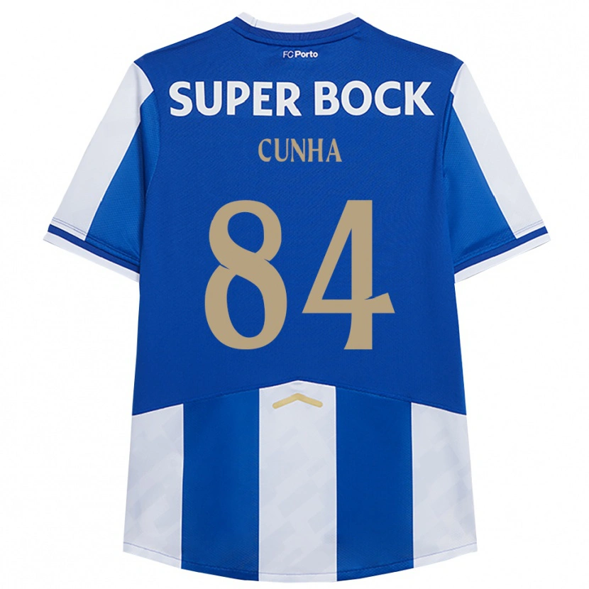 Danxen Kinder Martim Cunha #84 Blau Weiß Heimtrikot Trikot 2025/26 T-Shirt Schweiz