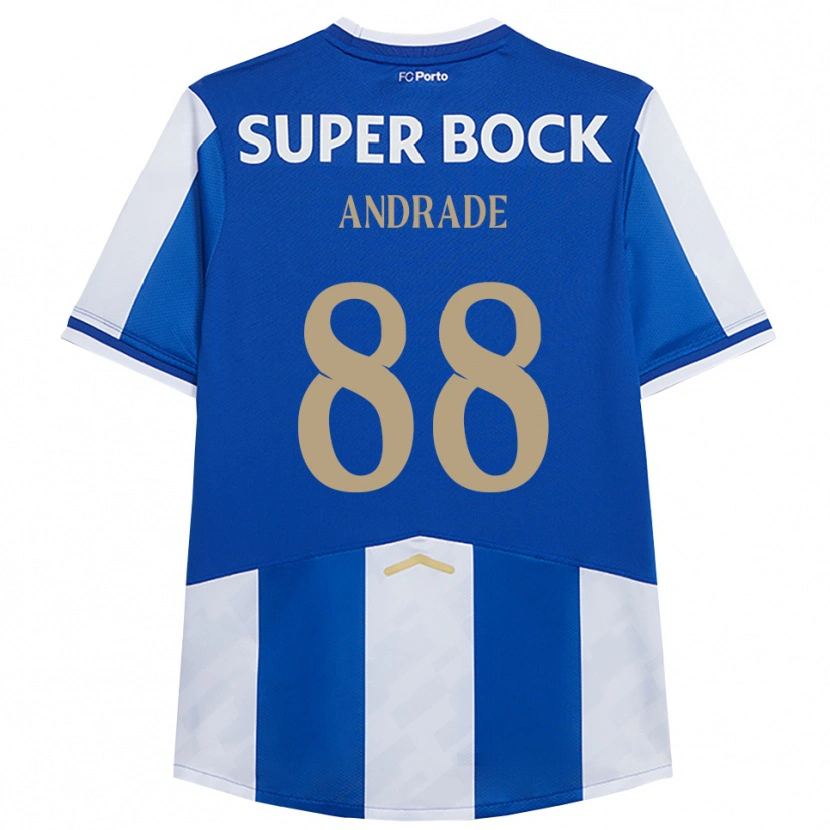 Danxen Kinder Domingos Andrade #88 Blau Weiß Heimtrikot Trikot 2025/26 T-Shirt Schweiz