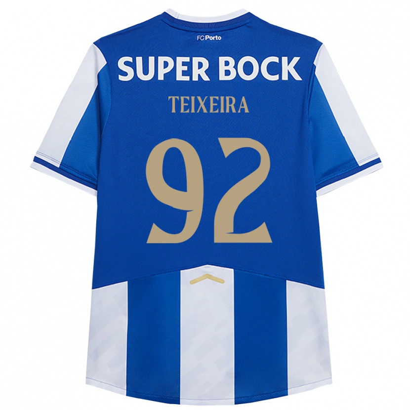 Danxen Kinder João Teixeira #92 Blau Weiß Heimtrikot Trikot 2025/26 T-Shirt Schweiz