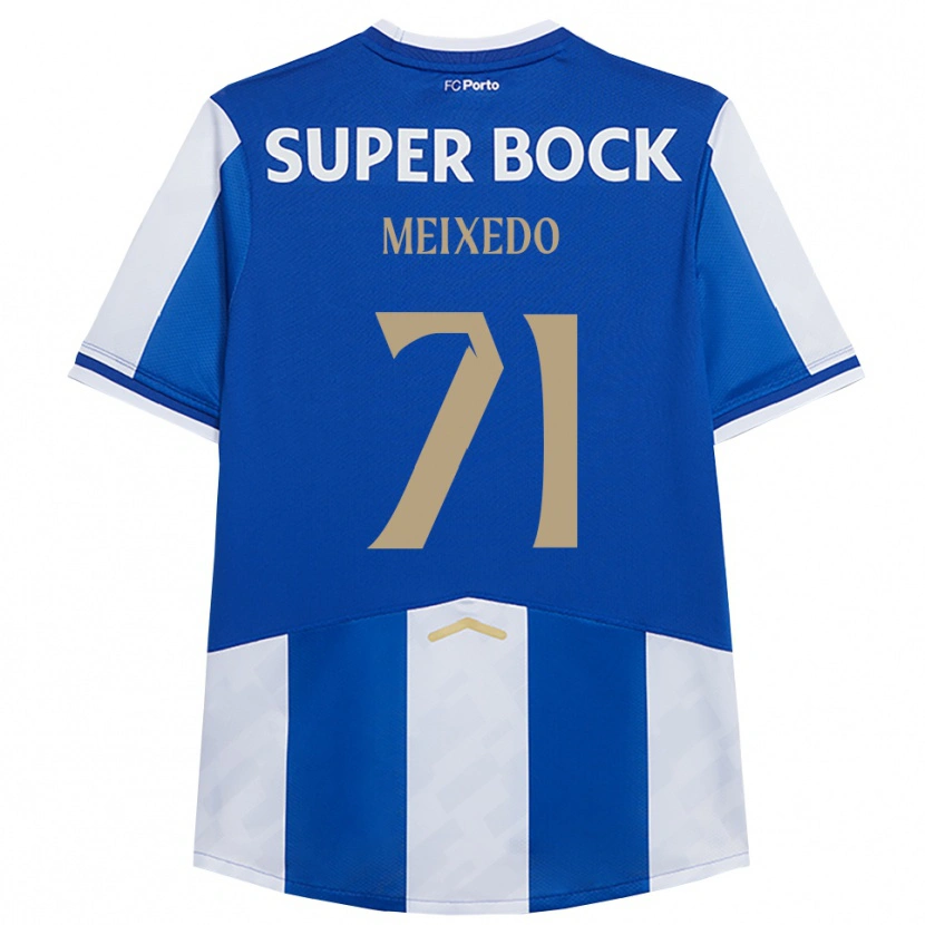 Danxen Kinder Francisco Meixedo #71 Blau Weiß Heimtrikot Trikot 2025/26 T-Shirt Schweiz