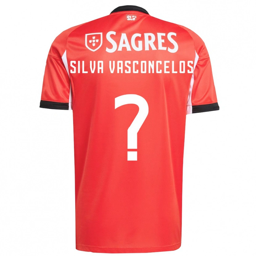Danxen Kinder Martim Silva Vasconcelos #0 Rot Weiß Heimtrikot Trikot 2025/26 T-Shirt Schweiz
