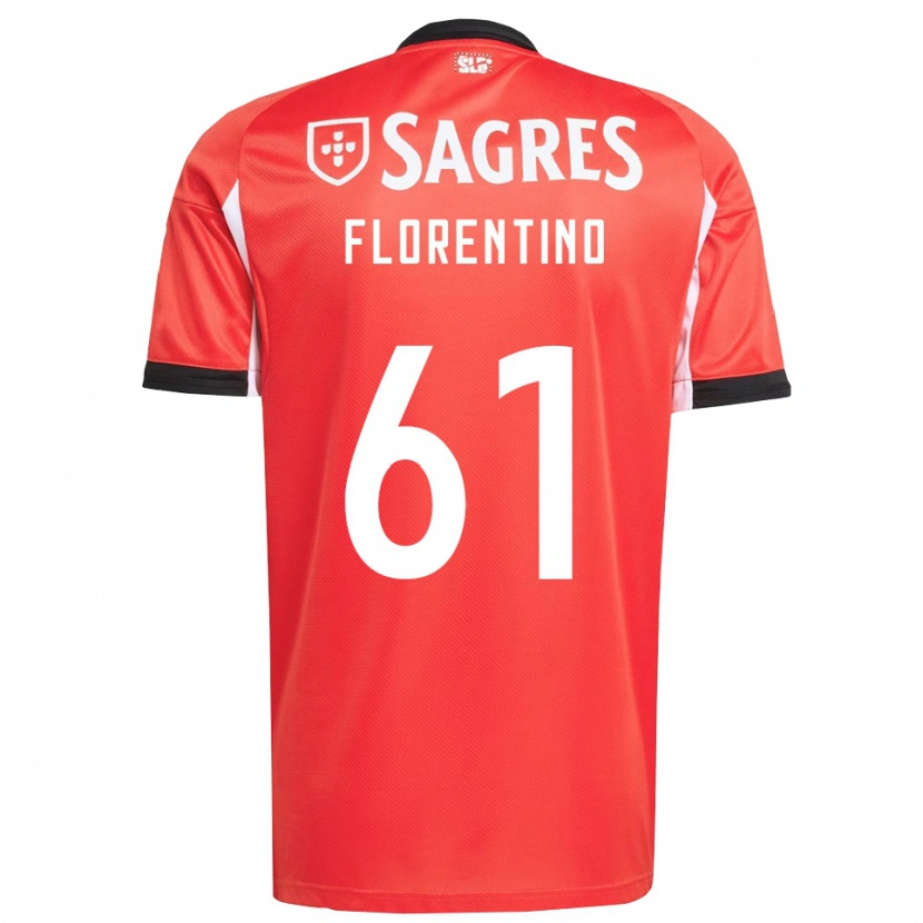 Danxen Kinder Florentino #61 Rot Weiß Heimtrikot Trikot 2025/26 T-Shirt Schweiz