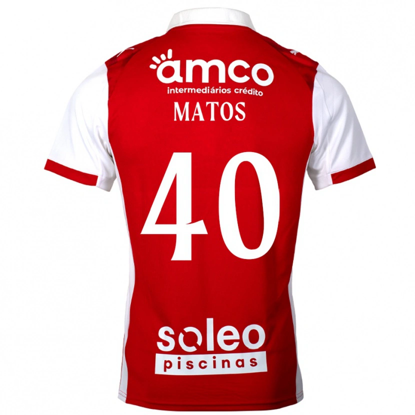 Danxen Kinder João Matos #40 Rot Weiß Heimtrikot Trikot 2025/26 T-Shirt Schweiz