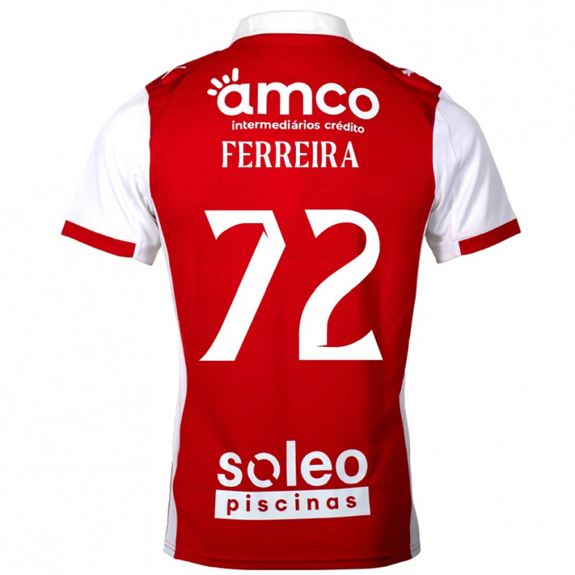 Danxen Kinder André Ferreira #72 Rot Weiß Heimtrikot Trikot 2025/26 T-Shirt Schweiz