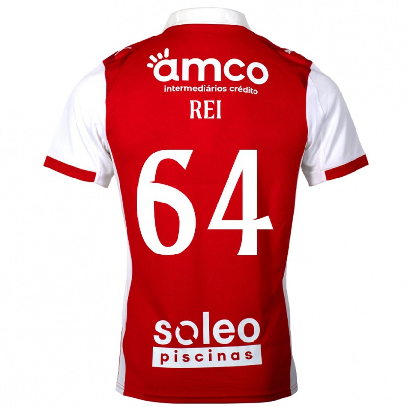 Danxen Kinder Ricardo Rei #64 Rot Weiß Heimtrikot Trikot 2025/26 T-Shirt Schweiz