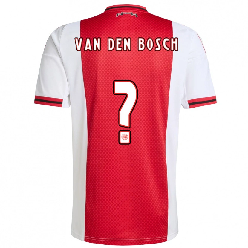 Danxen Kinder Frederico Van Den Bosch #0 Rot Weiß Heimtrikot Trikot 2025/26 T-Shirt Schweiz