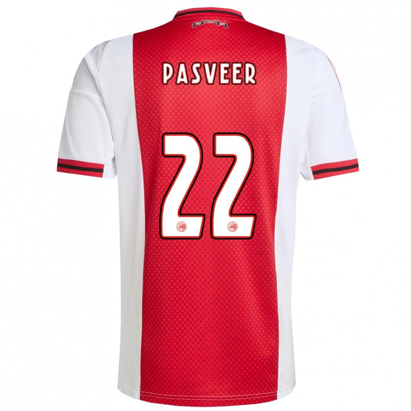Danxen Kinder Remko Pasveer #22 Rot Weiß Heimtrikot Trikot 2025/26 T-Shirt Schweiz