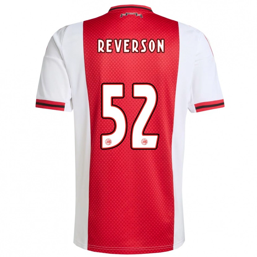 Danxen Kinder Paul Reverson #52 Rot Weiß Heimtrikot Trikot 2025/26 T-Shirt Schweiz