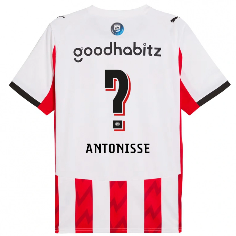 Danxen Kinder Jeremy Antonisse #0 Rot Weiß Heimtrikot Trikot 2025/26 T-Shirt Schweiz