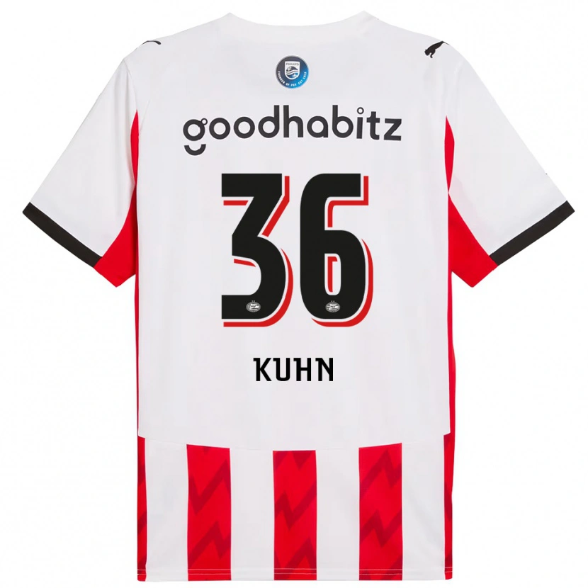 Danxen Kinder Wessel Kuhn #36 Rot Weiß Heimtrikot Trikot 2025/26 T-Shirt Schweiz