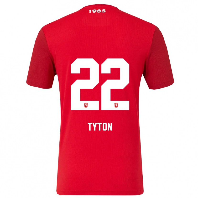 Danxen Kinder Przemyslaw Tyton #22 Rot Weiß Heimtrikot Trikot 2025/26 T-Shirt Schweiz