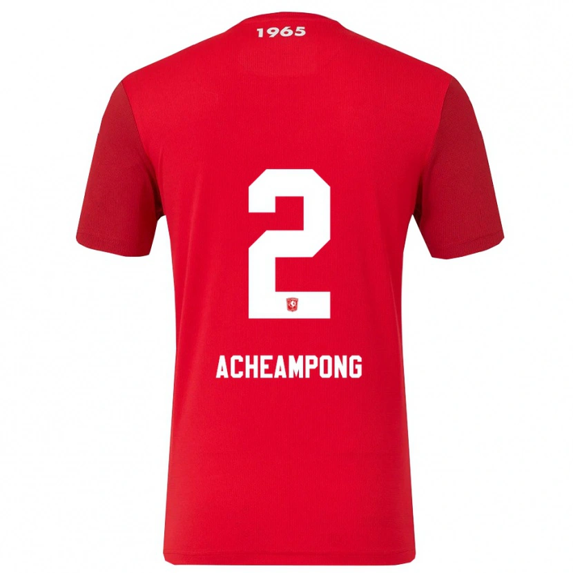 Danxen Kinder Sage Acheampong #2 Rot Weiß Heimtrikot Trikot 2025/26 T-Shirt Schweiz