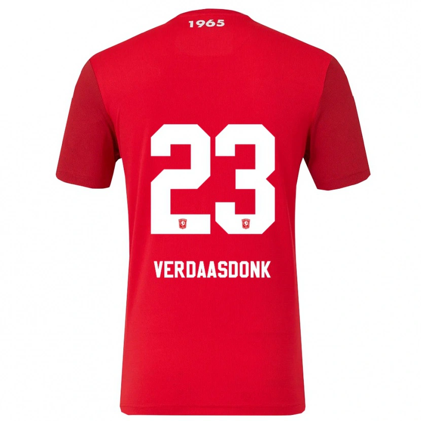 Danxen Kinder Suus Verdaasdonk #23 Rot Weiß Heimtrikot Trikot 2025/26 T-Shirt Schweiz