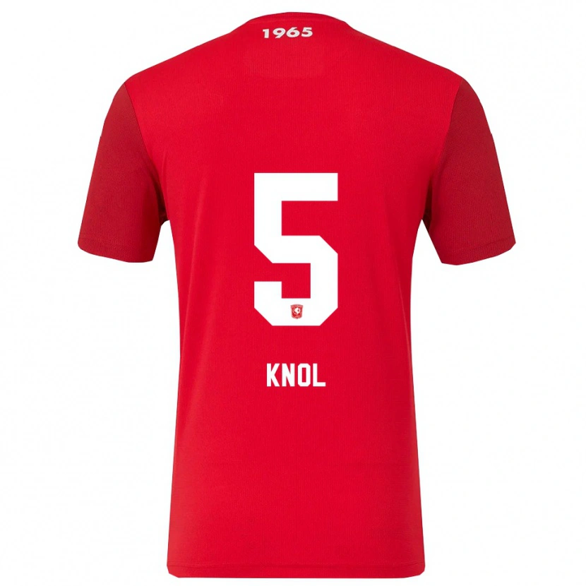 Danxen Kinder Anna Knol #5 Rot Weiß Heimtrikot Trikot 2025/26 T-Shirt Schweiz