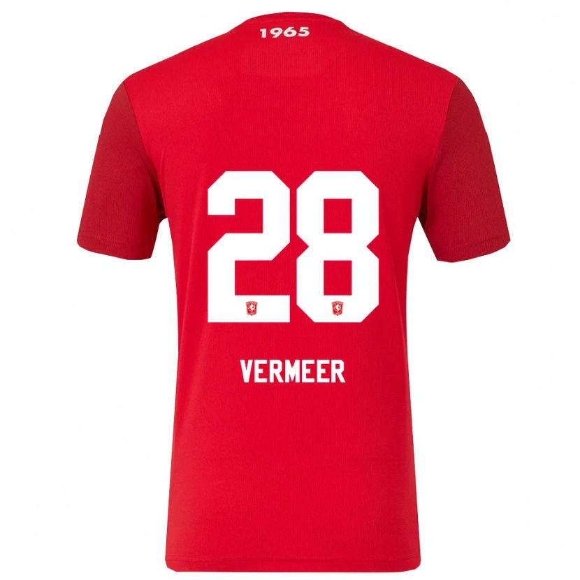 Danxen Kinder Sofie Rianne Vermeer #28 Rot Weiß Heimtrikot Trikot 2025/26 T-Shirt Schweiz