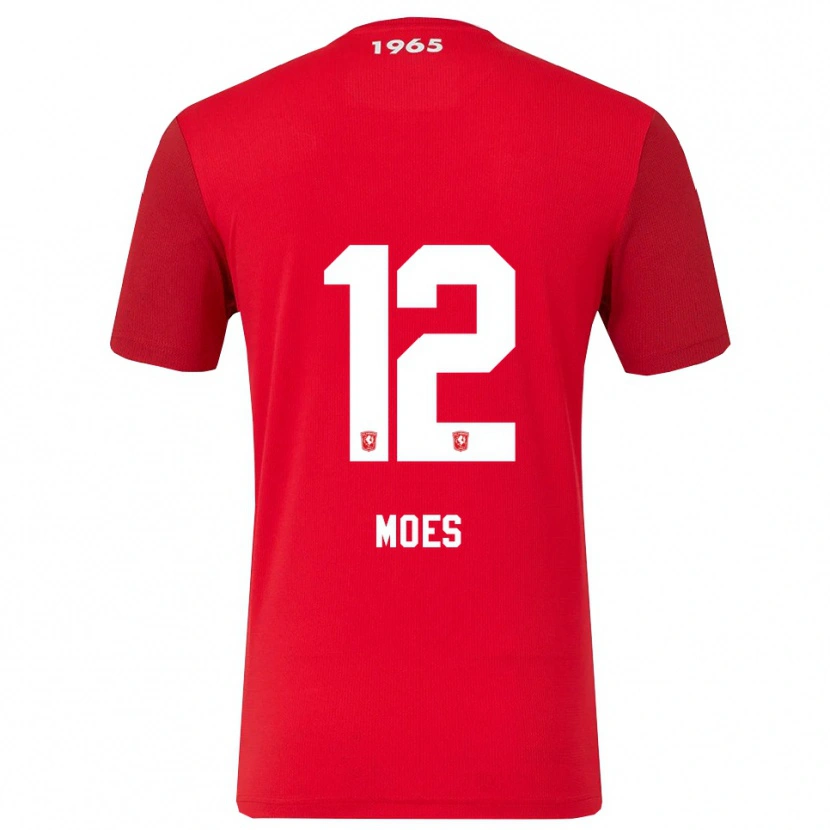 Danxen Kinder Lucas Moes #12 Rot Weiß Heimtrikot Trikot 2025/26 T-Shirt Schweiz