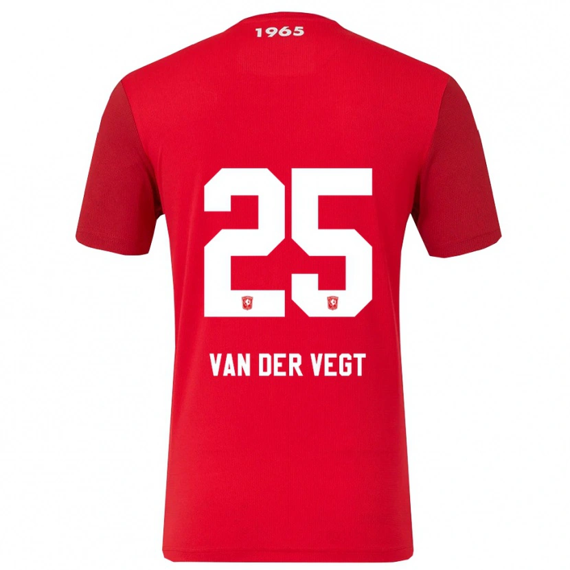 Danxen Kinder Imre Van Der Vegt #25 Rot Weiß Heimtrikot Trikot 2025/26 T-Shirt Schweiz
