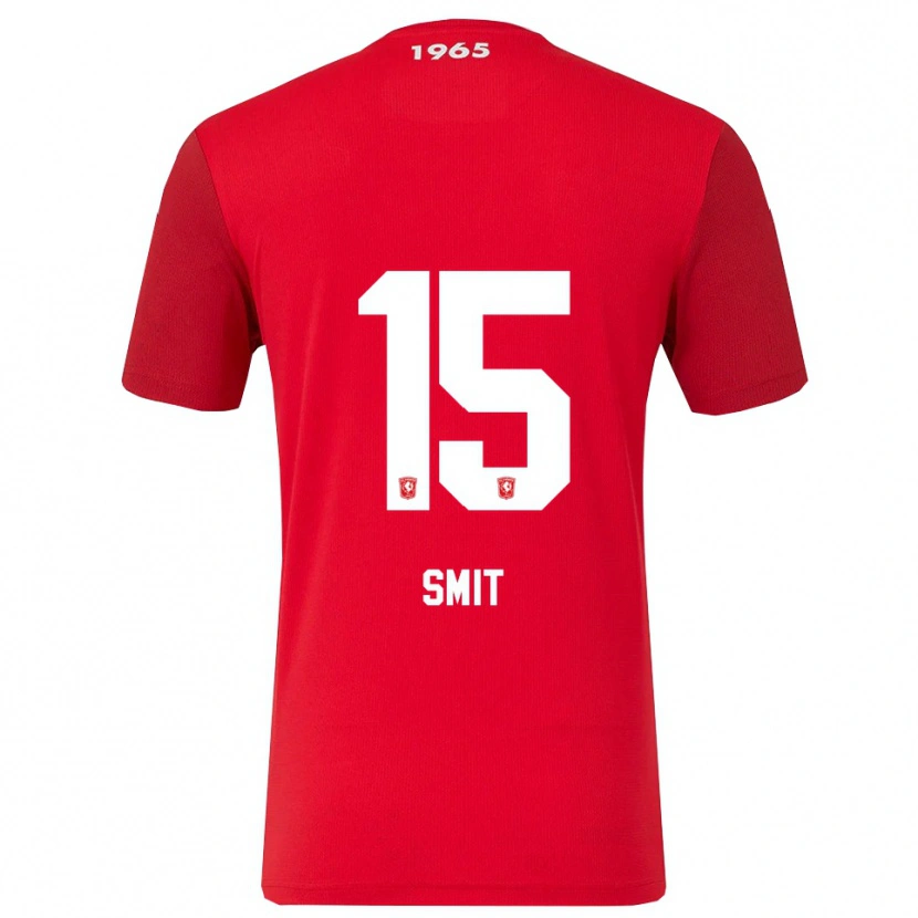 Danxen Kinder Mauro Smit #15 Rot Weiß Heimtrikot Trikot 2025/26 T-Shirt Schweiz