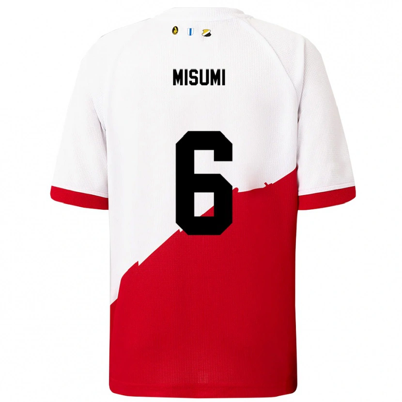 Danxen Kinder Noë Misumi #6 Weiß Rot Heimtrikot Trikot 2025/26 T-Shirt Schweiz