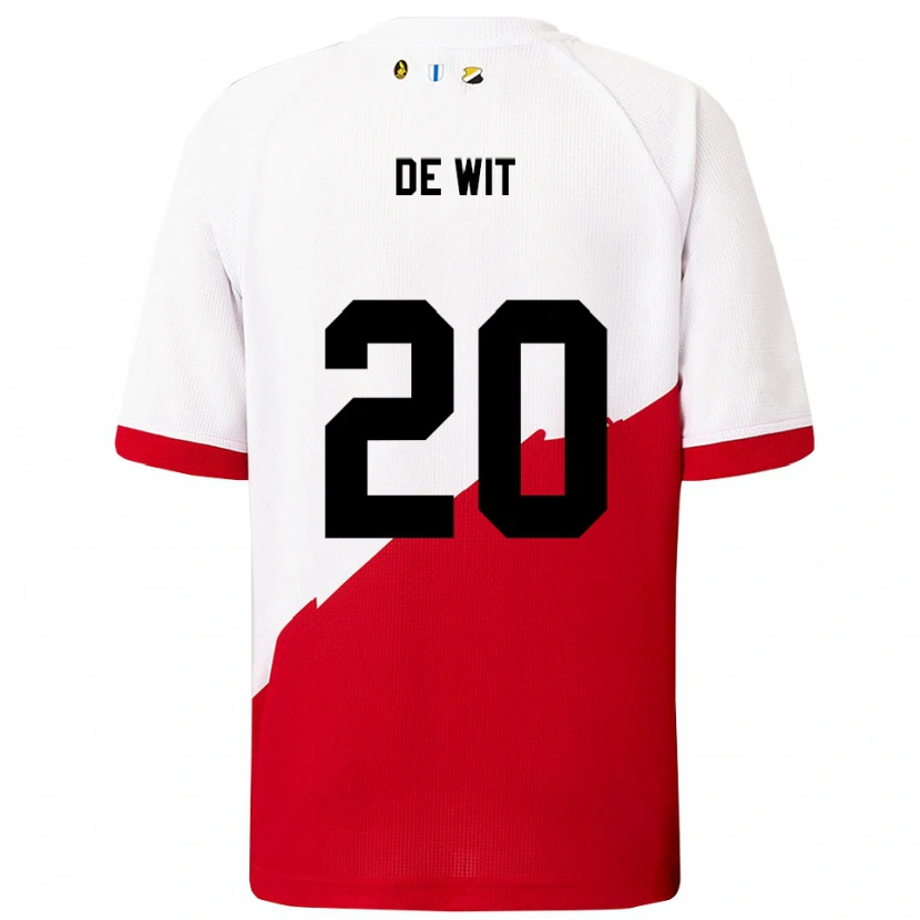 Danxen Kinder Dani De Wit #20 Weiß Rot Heimtrikot Trikot 2025/26 T-Shirt Schweiz