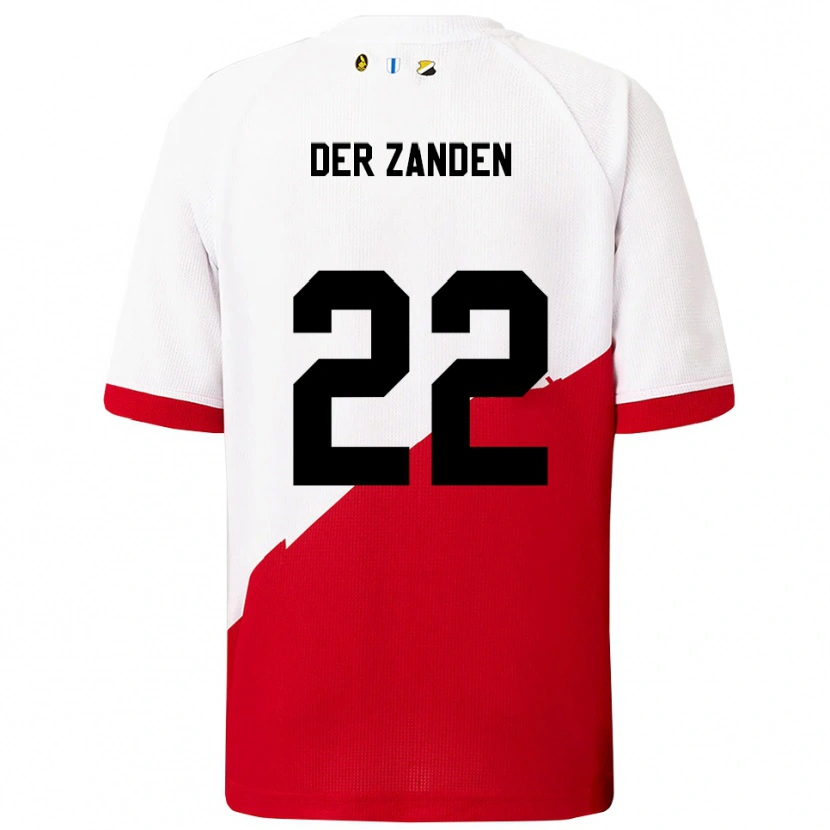 Danxen Kinder Iise Van Der Zanden #22 Weiß Rot Heimtrikot Trikot 2025/26 T-Shirt Schweiz