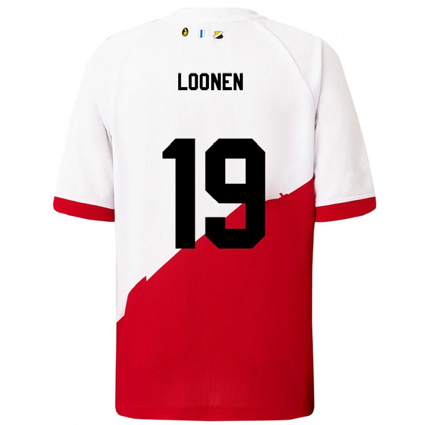 Danxen Kinder Lobke Loonen #19 Weiß Rot Heimtrikot Trikot 2025/26 T-Shirt Schweiz