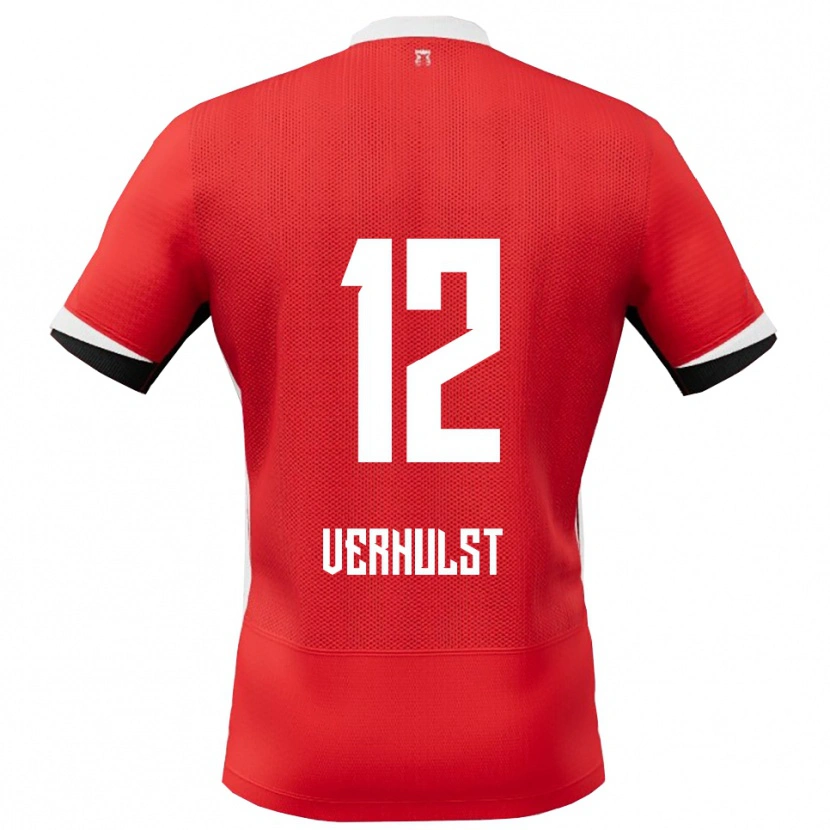 Danxen Kinder Hobie Verhulst #12 Rot Weiß Heimtrikot Trikot 2025/26 T-Shirt Schweiz