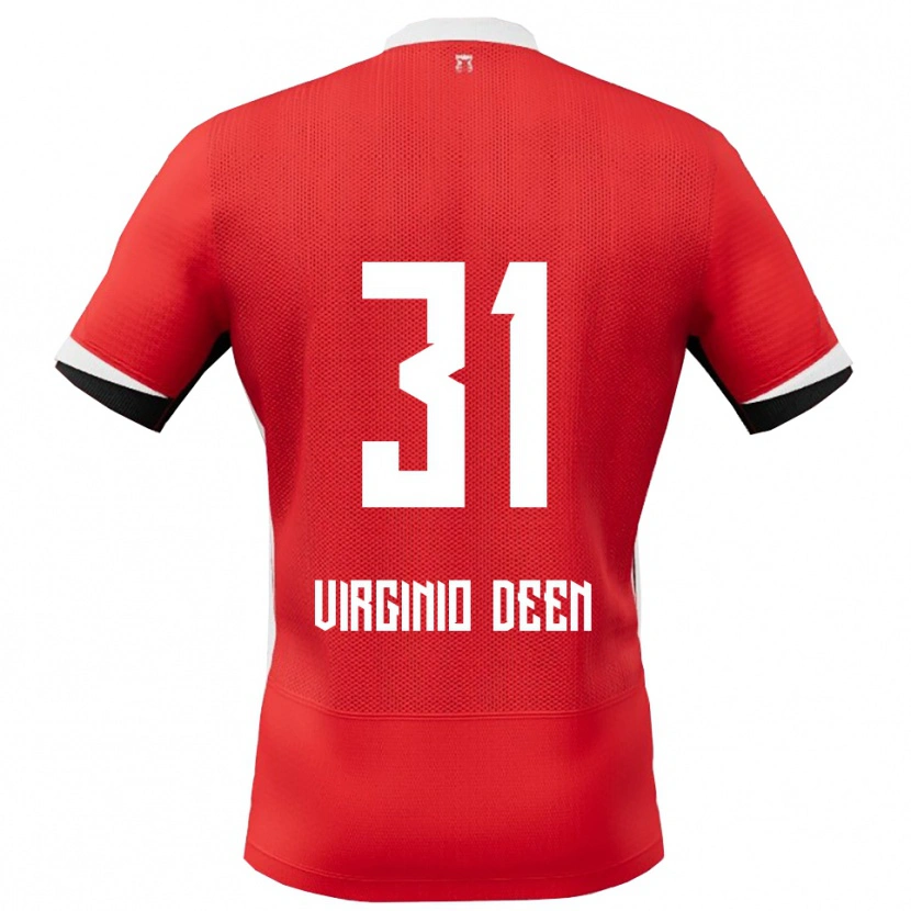 Danxen Kinder Daniël Virginio Deen #31 Rot Weiß Heimtrikot Trikot 2025/26 T-Shirt Schweiz