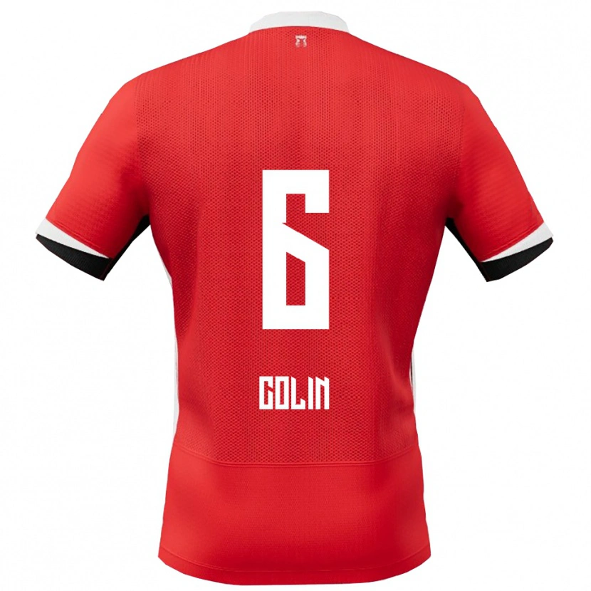 Danxen Kinder Isa Colin #6 Rot Weiß Heimtrikot Trikot 2025/26 T-Shirt Schweiz