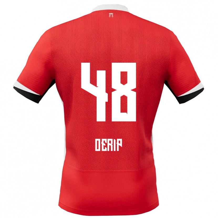 Danxen Kinder Julian Oerip #48 Rot Weiß Heimtrikot Trikot 2025/26 T-Shirt Schweiz