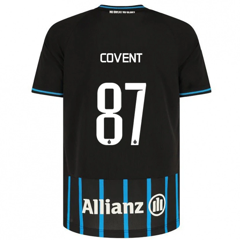 Danxen Kinder Jorijn Covent #87 Schwarz Blau Heimtrikot Trikot 2025/26 T-Shirt Schweiz