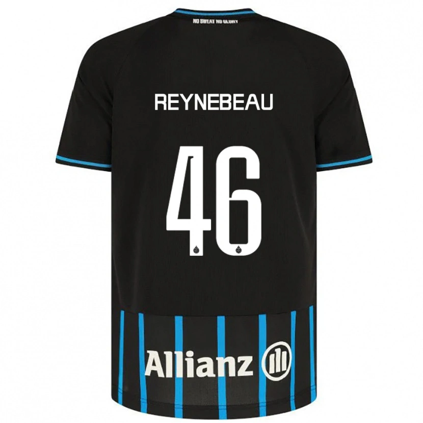 Danxen Kinder Clementine Reynebeau #46 Schwarz Blau Heimtrikot Trikot 2025/26 T-Shirt Schweiz