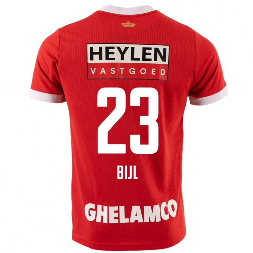 Danxen Kinder Glenn Bijl #23 Rot Weiß Heimtrikot Trikot 2025/26 T-Shirt Schweiz