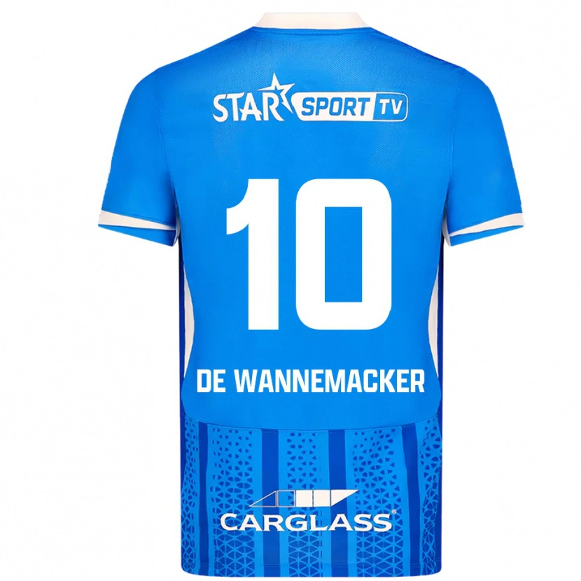 Danxen Kinder August De Wannemacker #10 Blau Weiß Heimtrikot Trikot 2025/26 T-Shirt Schweiz