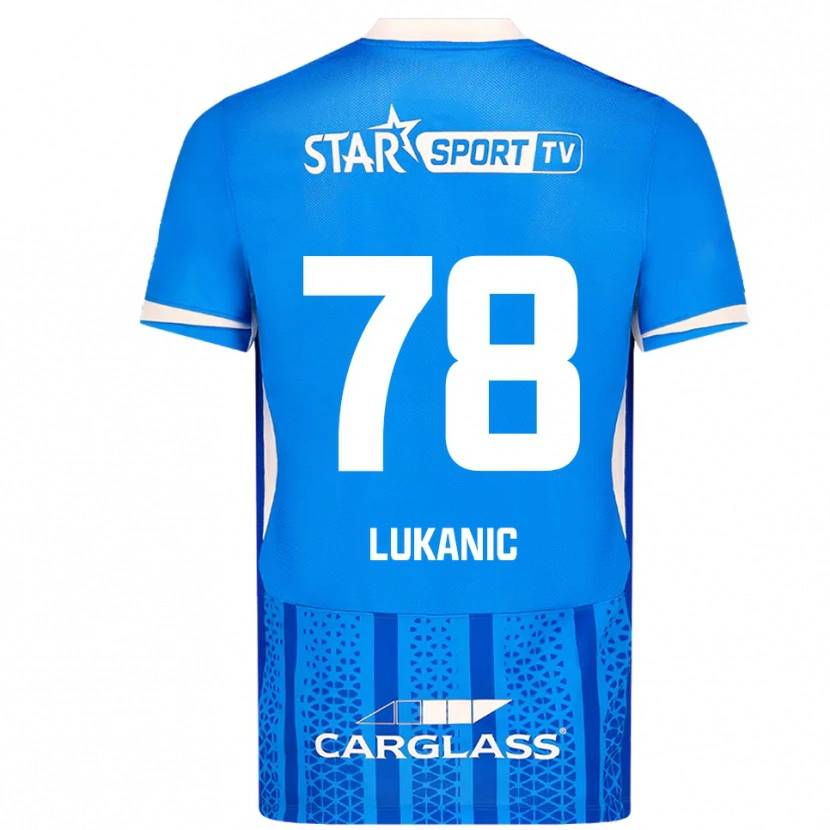 Danxen Kinder Luka Lukanic #78 Blau Weiß Heimtrikot Trikot 2025/26 T-Shirt Schweiz