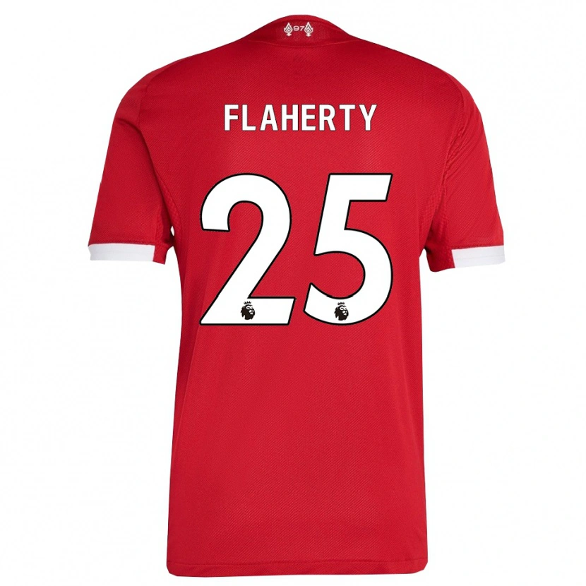 Danxen Kinder Gilly Flaherty #25 Rot Weiß Heimtrikot Trikot 2025/26 T-Shirt Schweiz