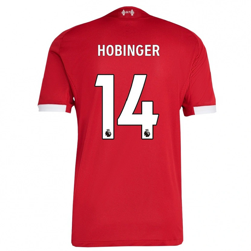 Danxen Kinder Marie Höbinger #14 Rot Weiß Heimtrikot Trikot 2025/26 T-Shirt Schweiz