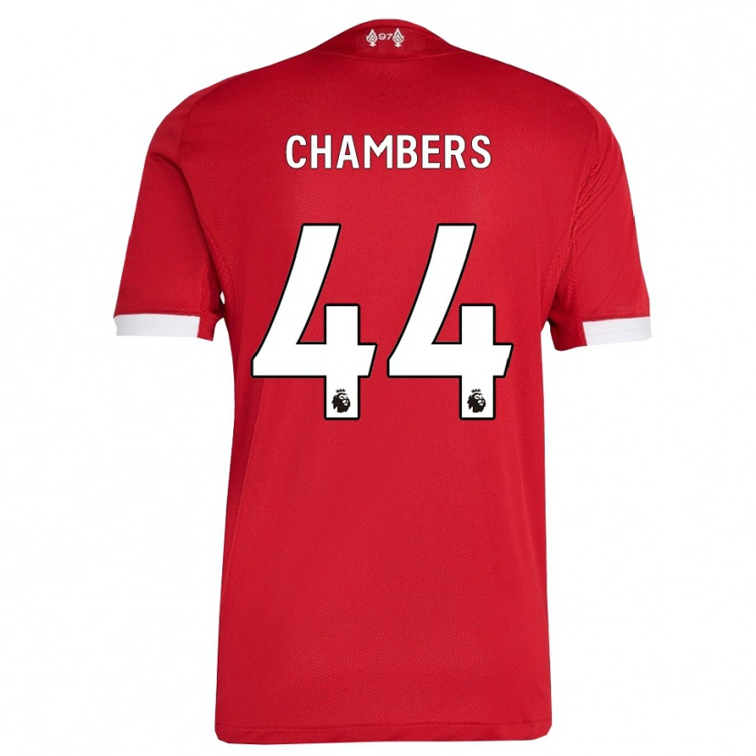 Danxen Kinder Luke Chambers #44 Rot Weiß Heimtrikot Trikot 2025/26 T-Shirt Schweiz