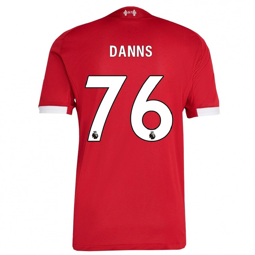 Danxen Kinder Jayden Danns #76 Rot Weiß Heimtrikot Trikot 2025/26 T-Shirt Schweiz