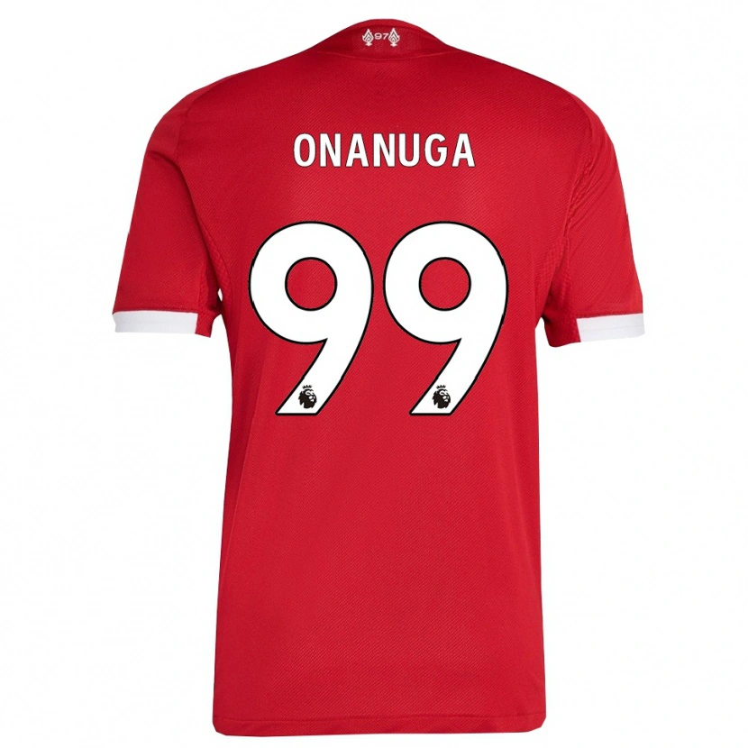 Danxen Kinder Fola Onanuga #99 Rot Weiß Heimtrikot Trikot 2025/26 T-Shirt Schweiz
