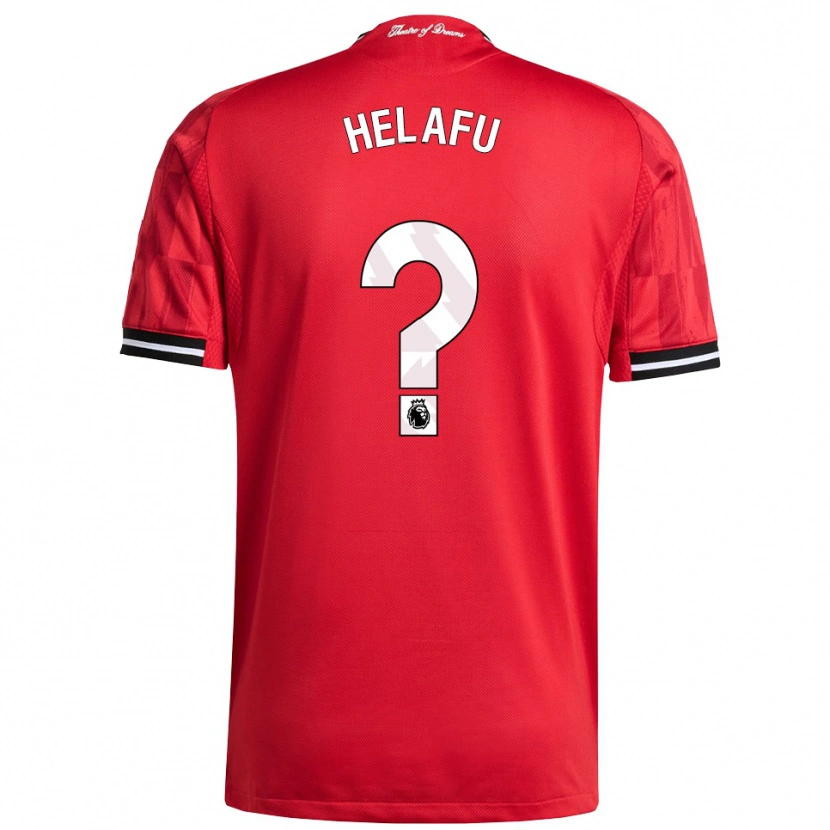 Danxen Kinder Yuel Helafu #0 Rot Schwarz Weiß Heimtrikot Trikot 2025/26 T-Shirt Schweiz