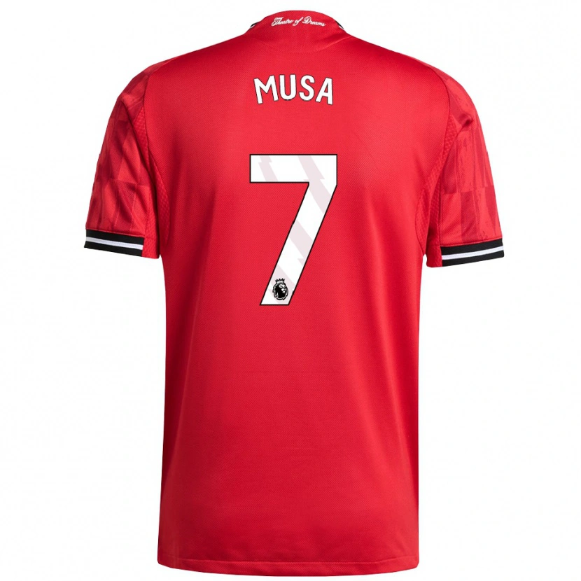 Danxen Kinder Victor Musa #7 Rot Schwarz Weiß Heimtrikot Trikot 2025/26 T-Shirt Schweiz