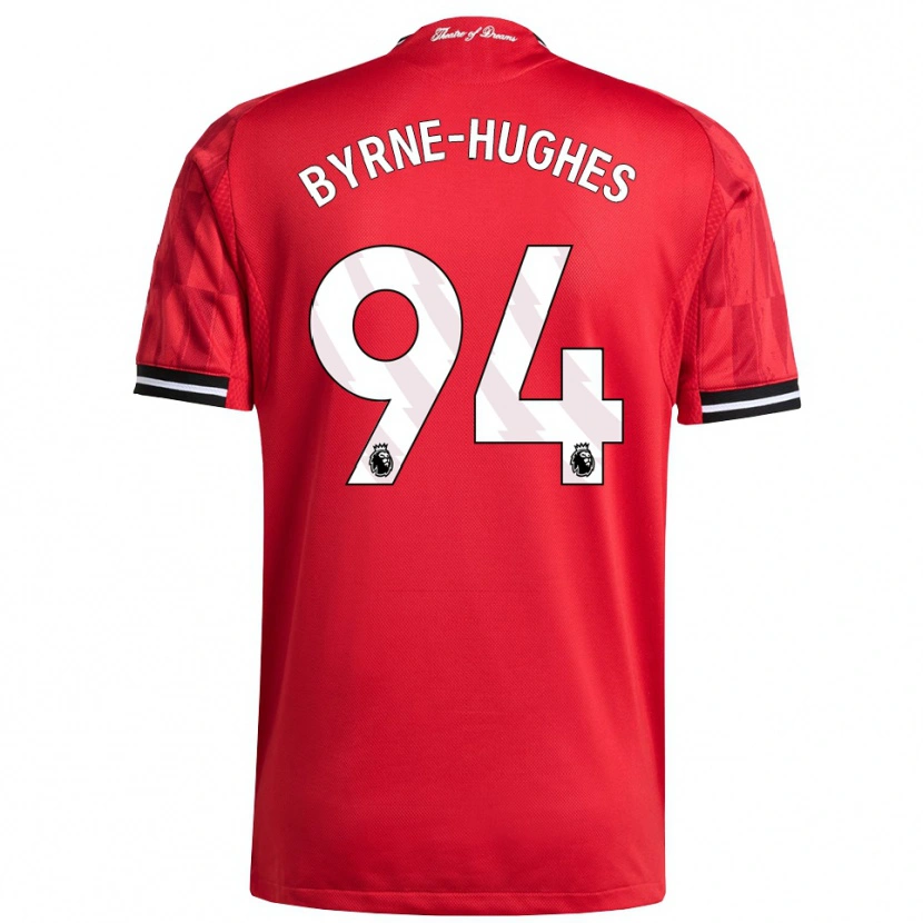 Danxen Kinder Cameron Byrne-Hughes #94 Rot Schwarz Weiß Heimtrikot Trikot 2025/26 T-Shirt Schweiz