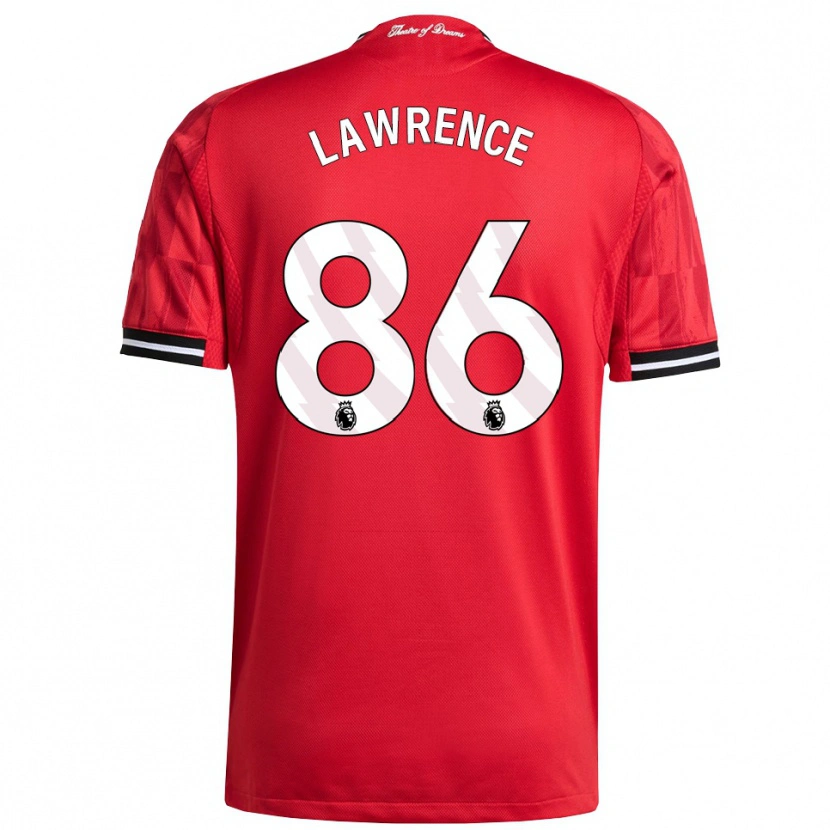 Danxen Kinder Marcus Lawrence #86 Rot Schwarz Weiß Heimtrikot Trikot 2025/26 T-Shirt Schweiz